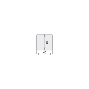Bardage claire-voie Douglas naturel 40*40