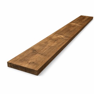 Volige agricole brute Pin CL3 brun 18*150