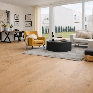 Minéral verni Parquet contrecollé clic 4ch HDF