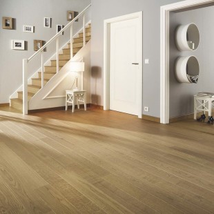 Umber verni Parquet contrecollé clic 4ch HDF