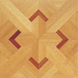 Dalle Chêne Carmen N°1 verni satiné Parquet contrecollé 14/3.2*392*392mm Classic