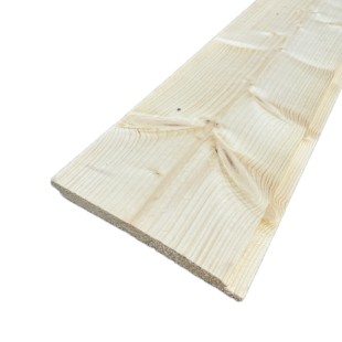 Volige Sapin mi-bois Cl2 1 face brute 16*185 mm