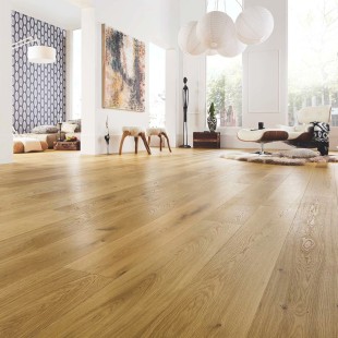 Natural huilé Parquet contrecollé R+L 2ch HDF