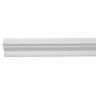 Cimaise moulurée Opéra en pin massif Merkusii enduit Gesso 18*62*2200 mm