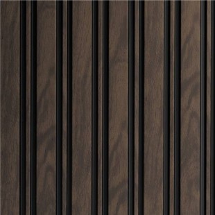 Panneau mural effet tasseau Panelio Balzac Noyer 12*122*2700 mm