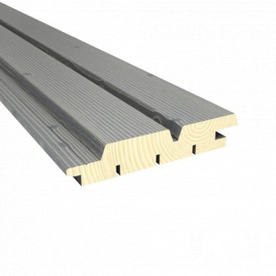 Bardage faux claire-voie Aztek Épicéa CL3 27*125 saturé