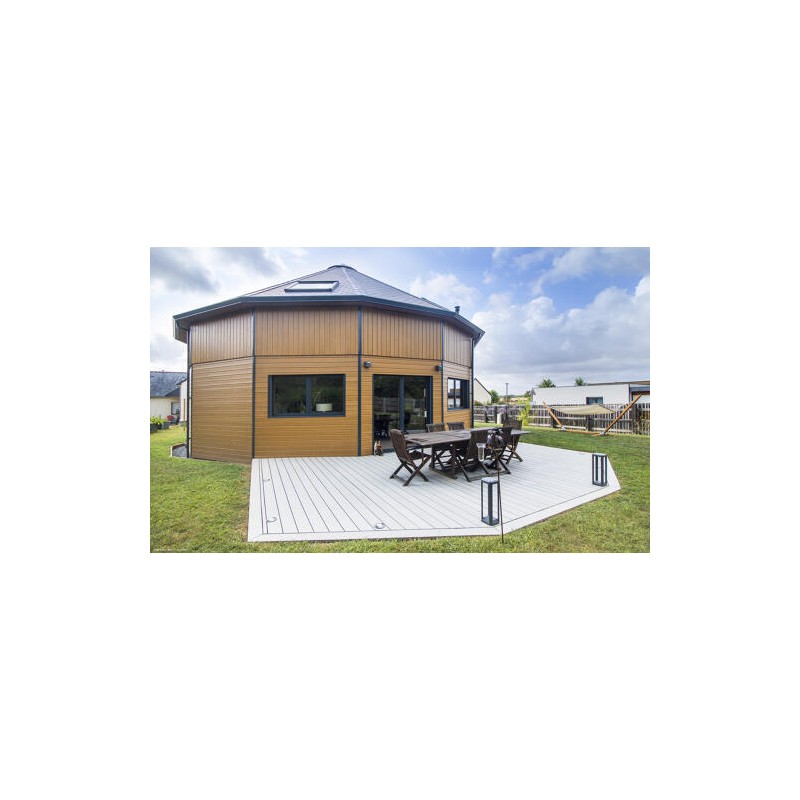 Bardage clin Line Épicéa CL3 20*125 couleur