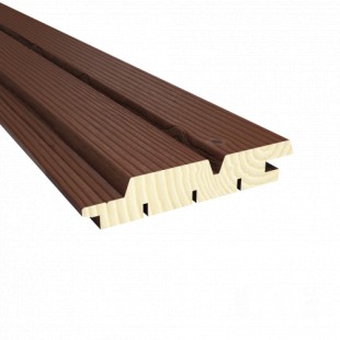 Bardage faux claire-voie Aztek Épicéa CL3 27*125 préservé
