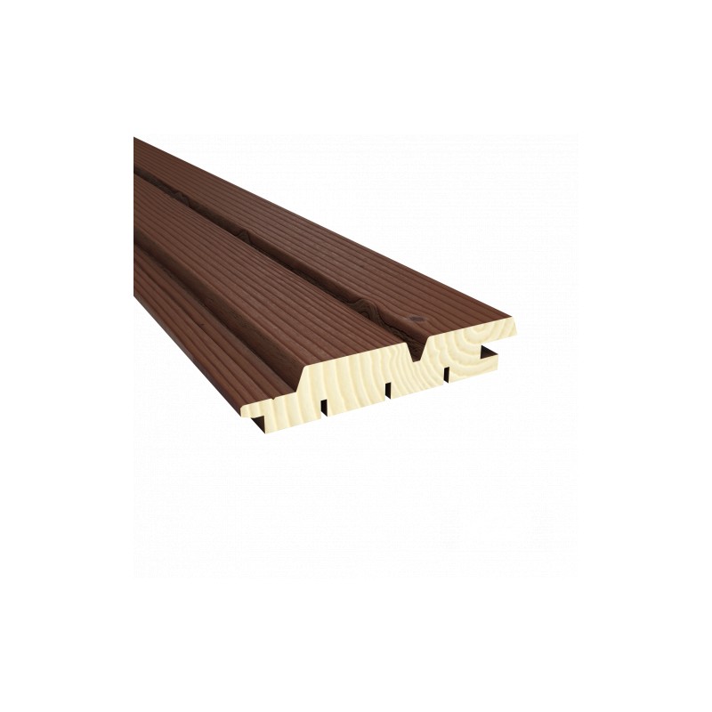 Bardage faux claire-voie Aztek Épicéa CL3 27*125 préservé