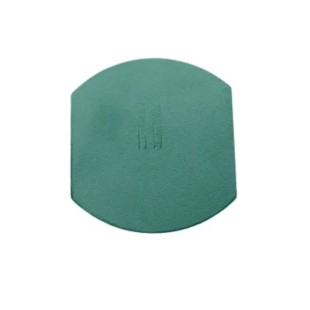 Chapeau poteau alu teinté vert 6005 avec vis inox