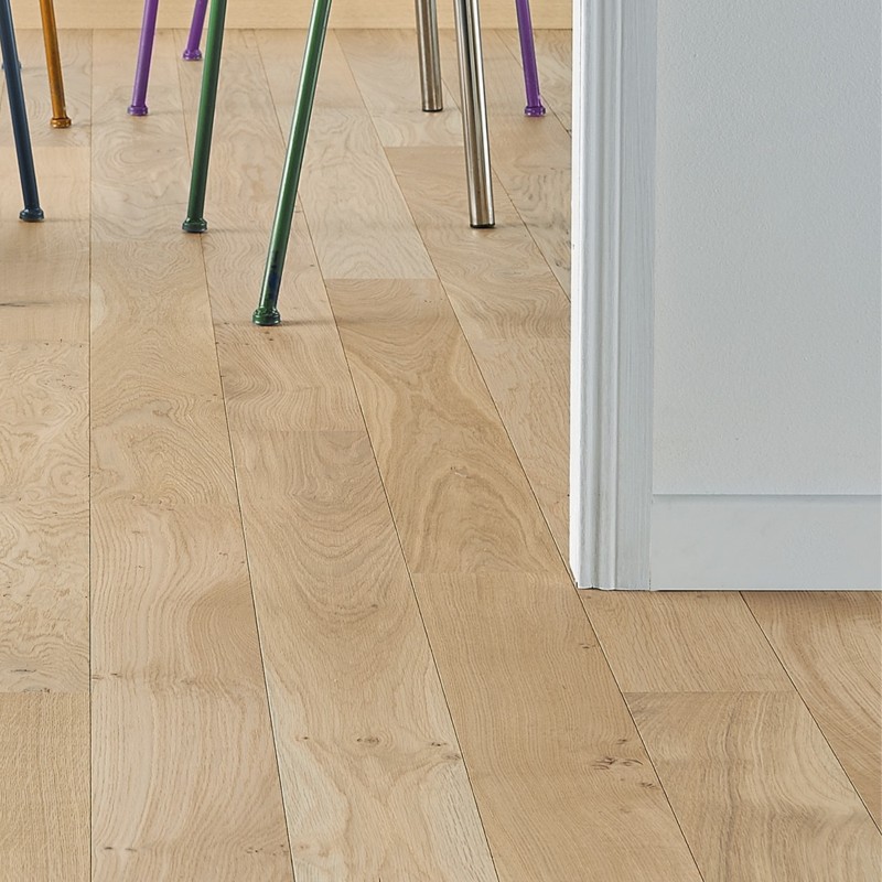 Bois flotté verni Parquet contrecollé monolame Chêne clic 12/2.5*139*1210mm Mix