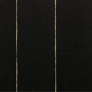 Parquet contrecollé Chêne brossé verni peint noir 14/3*150*600 à 1800 mm