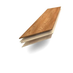 Chêne Satiné verni Parquet contrecollé Point hongrie 4ch