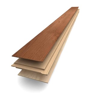 Cuir huilé Parquet contrecollé Chêne clic 4ch HDF