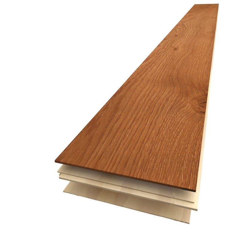 Cuir Huilé Parquet contrecollé Chêne R+L 4ch CP