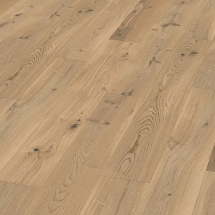 Parquet contrecollé Chêne verni aspect bois brut 2ch 12/3*180*500 à 1500/1800 mm