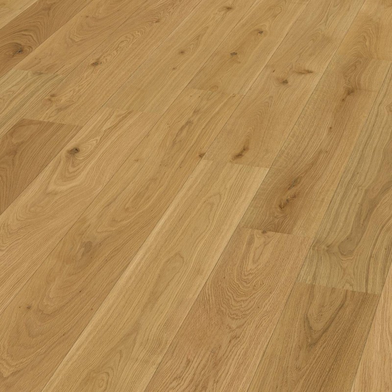 Parquet contrecollé Chêne brossé huilé naturel 2 ch 12/3*180*500 à 1500/1800 mm