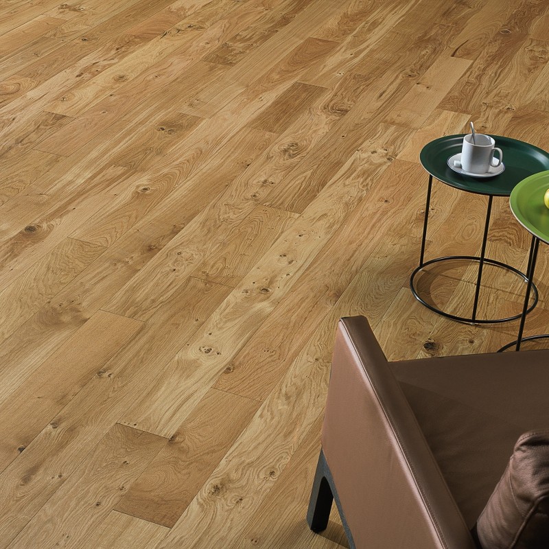 Huile Naturelle Parquet contrecollé Chêne clic 4ch HDF