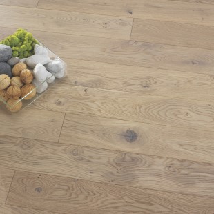 Linen verni Parquet contrecollé Chêne clic 4ch HDF