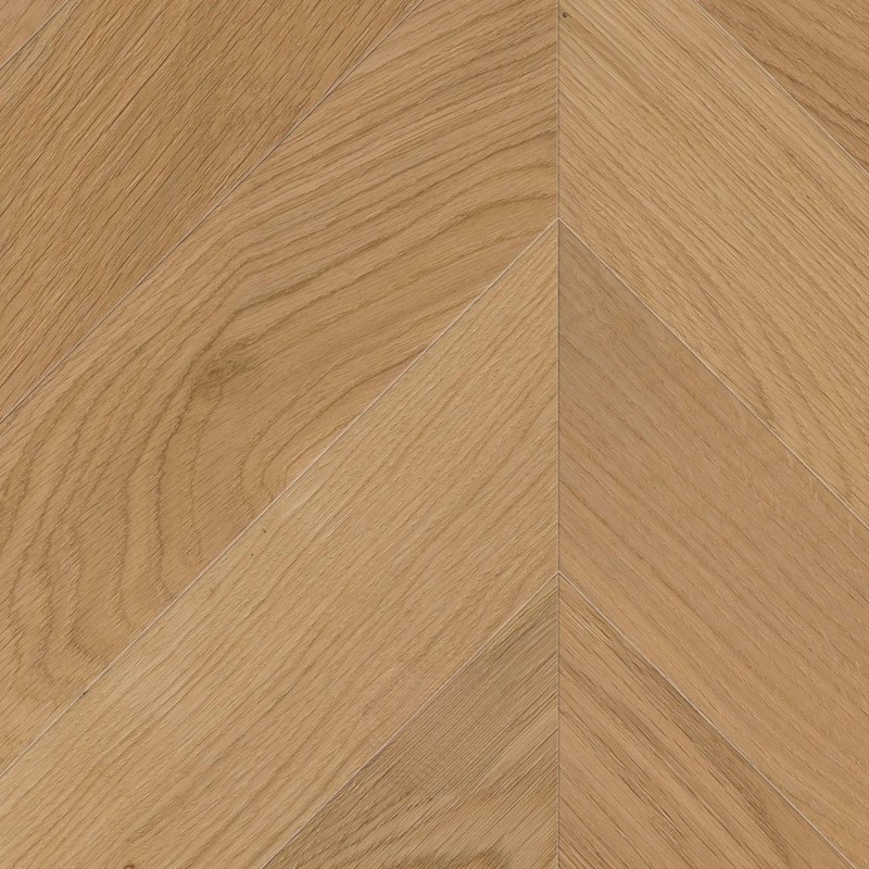 Parquet contrecollé point Hongrie Chêne brossé huilé patiné 14/3*90*480/570 mm