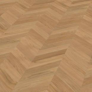 Parquet contrecollé point Hongrie Chêne brossé huilé patiné 14/3*90*480/570 mm