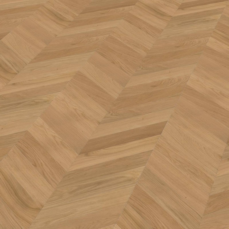 Parquet contrecollé point Hongrie Chêne brossé huilé patiné 14/3*90*480/570 mm
