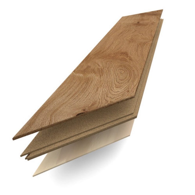 Noisette verni Parquet contrecollé Point hongrie 4ch 12/2.5*90*589 mm Zenitude