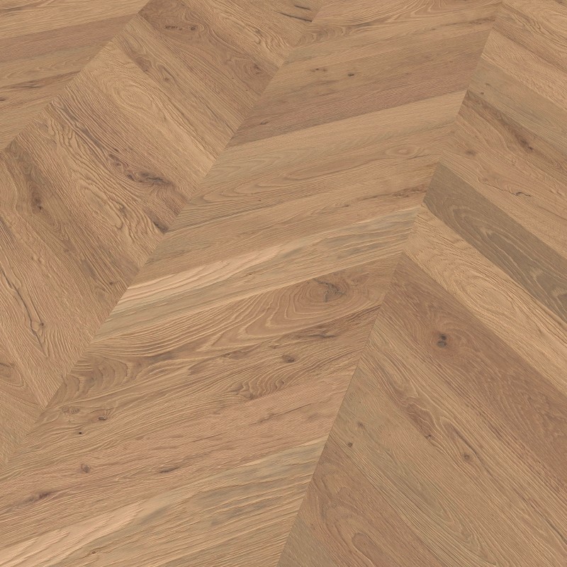 Parquet contrecollé Point de Hongrie Kiaro huilé torréfié 15/4*120*600/720 mm