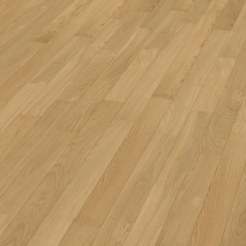 Parquet contrecollé brossé verni mat naturel 4 chanfreins 15/5*90*300 à 1200 mm