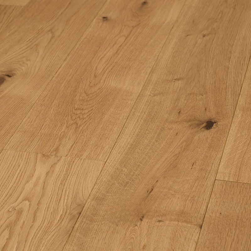 Parquet contrecollé Chêne brossé huilé nat 2 chanfreins 20/6*190*600 à 1900 mm