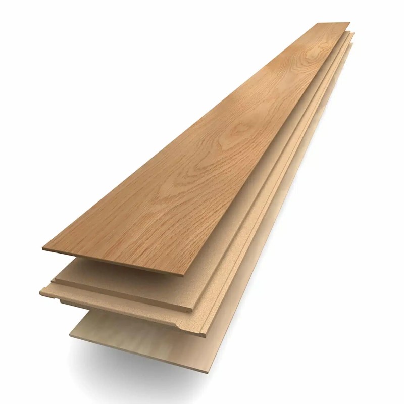 Topaze vernis Parquet contrecollé Chêne clic 4ch HDF