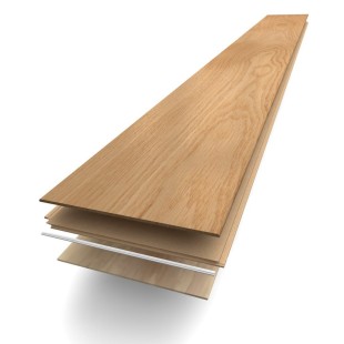 Topaze verni Parquet contrecollé monolame Chêne clic 12/2.5*139*1210 mm Mix
