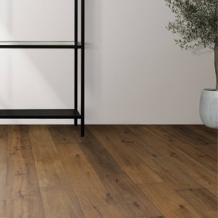 Parquet contrecollé Atelier huilé fumé vieilli bosselé 15/4*190*680-1900 mm