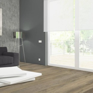 Parquet contrecollé Saumur Huilé gris brossé vieilli 15/4*220*800-2200 mm