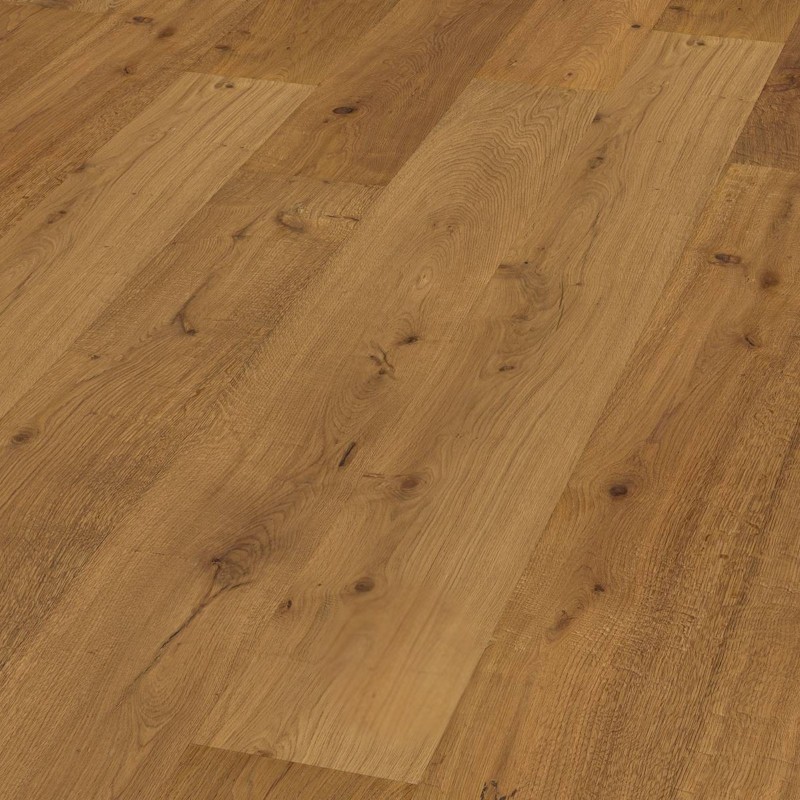 Parquet contrecollé Rambouillet Huilé fumé vieilli bosselé 14/3*220*600-2200 mm