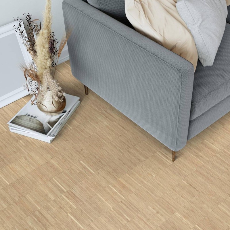 Parquet massif sur chant Chêne héritage brut bords droits 8*24*120 mm