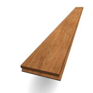 Satiné verni Chêne Parquet massif à coller 4ch 14*90*400 à 1300 mm Authentique