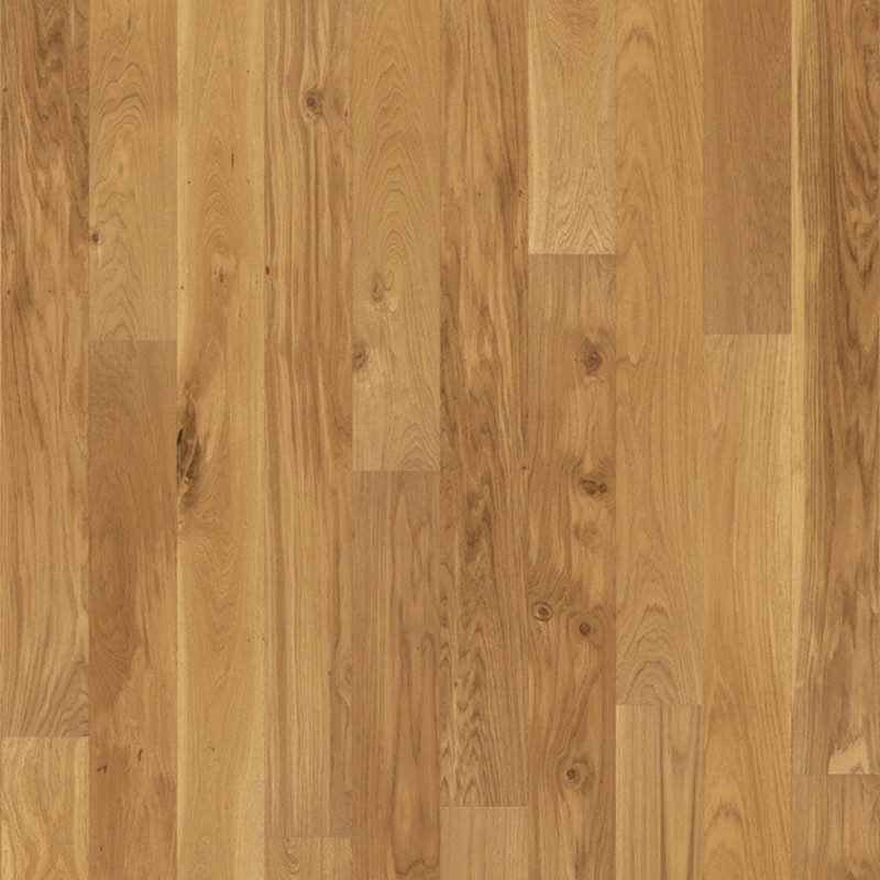 Miel verni Chêne Parquet massif à coller 4ch