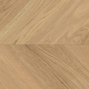 Parquet massif Point Hongrie Chêne verni aspect bois brut 4.ch 15*90*510/600 mm