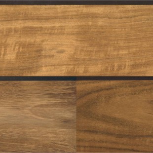 Parquet massif Teck Indo huilé joint pont bateau noir intégré 12*90*300 à 900 mm