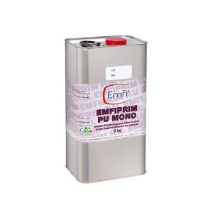 Hydrofuge Emfiprim PU mono bidon de 5Kg (résine) 1 bidon   25 m² en 1ère couche