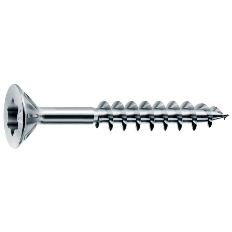 Vis tête fraise torx acier 6*120 boîte de 100 unités