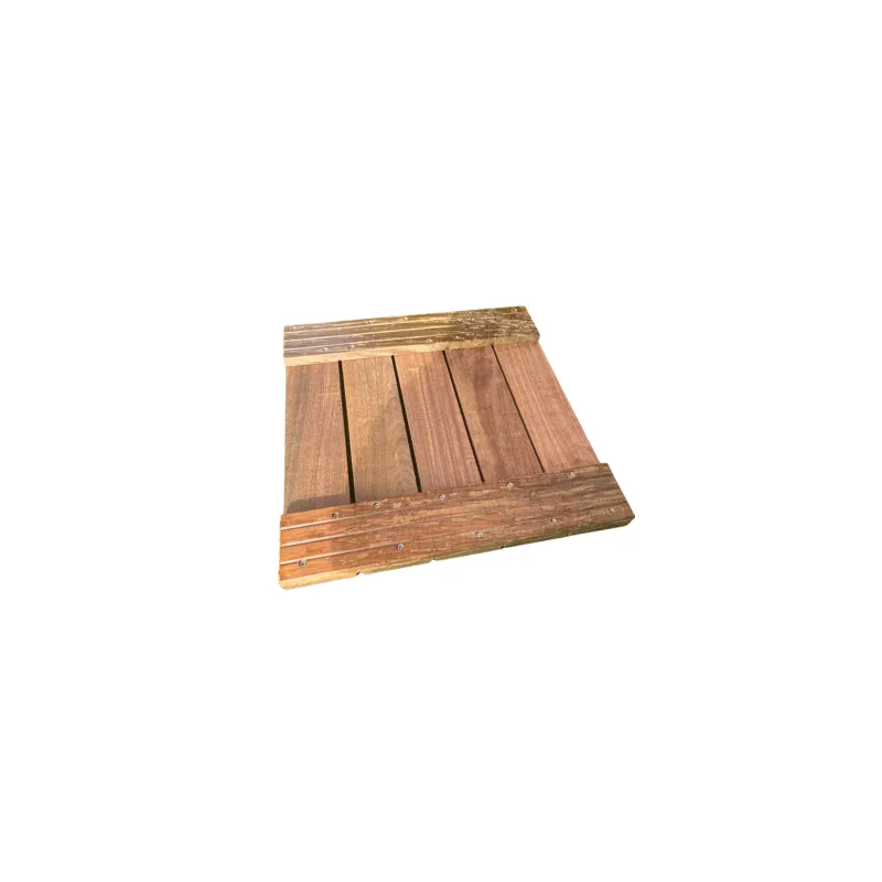 Dalle Ipé 38*500*500 mm 5 lames profil rainuré 3V Dalle Ipé 38*500*500 mm 5 lames profil rainuré 3V